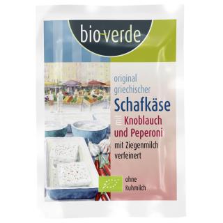 Schafkäse mit Knoblauch&Peperoni