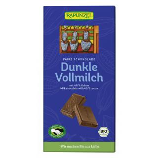 Vollmilch Schokolade 46% Kakao Dunkel HIH