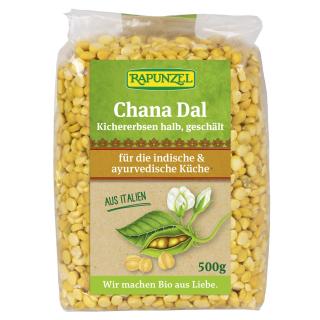 Chana Dal, Kichererbsen halb, geschält