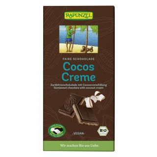 Cocos Creme Zartbitter Schokolade gefüllt HIH