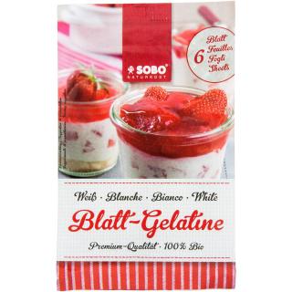 Blattgelatine 6 Blatt