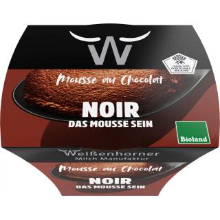 Dunkle Mousse au chocolat noir