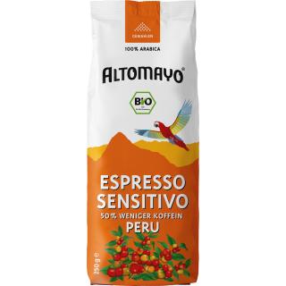 Espresso Sensitivo, gemahlen