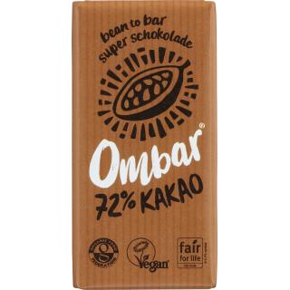 Roh-Schokolade Dunkel 72%