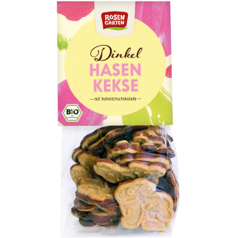 Osterhasen Kekse mit Schokofuß