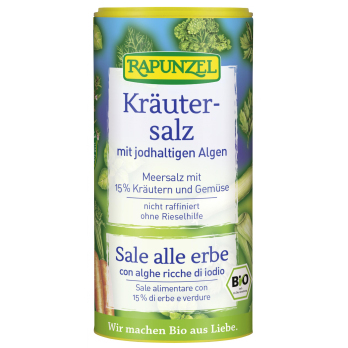 Kräutersalz jodiert mit 15% Kräutern & Gemüse