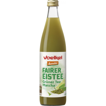 Fairer Eistee Grüner Tee Matcha