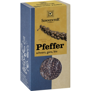 Pfeffer, schwarz, ganz