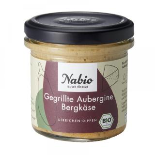 Gegrillte Aubergine Bergkäse