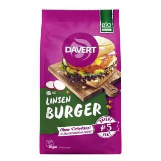 Linsen-Curry Burger