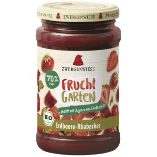 FruchtGarten Erdbeere Rhabarber