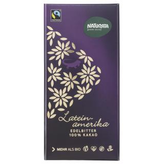 Edelbitter Schokolade Lateinamerika, 100%