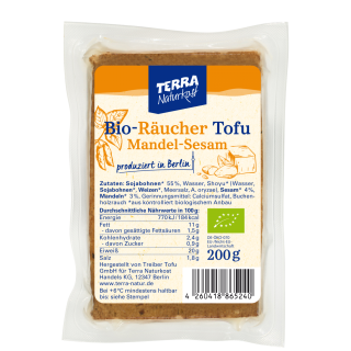 Räucher-Tofu Mandel-Sesam