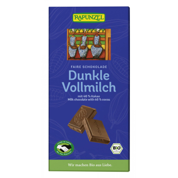 Vollmilch Schokolade 46% Kakao Dunkel HIH