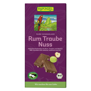 Rum-Trauben-Nuss-VM Schokolade