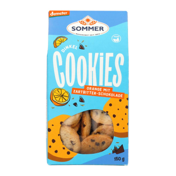 Dinkel Schoko-Orange Cookies