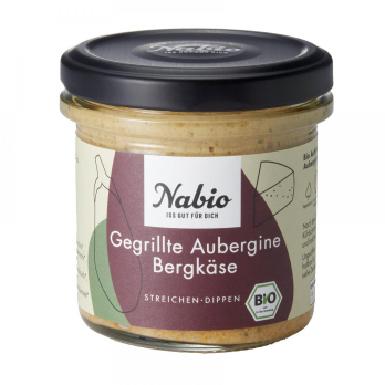 Gegrillte Aubergine Bergkäse
