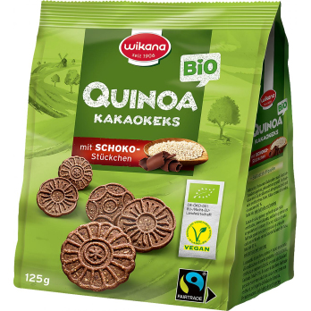 Quinoa Kakaokeks mit Schokotropfen