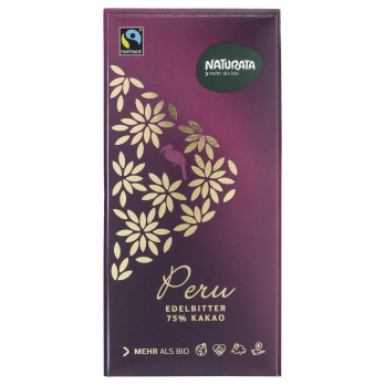 Edelbitter Schoko Peru 75 %