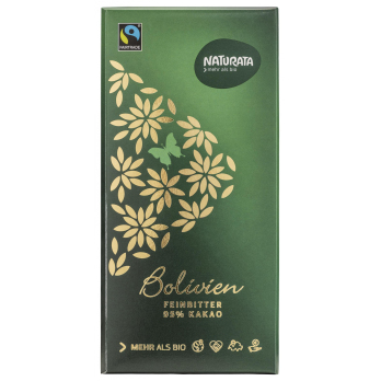 Edelbitter Schokolade Bolivien, 95%