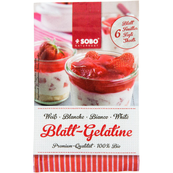 Blattgelatine 6 Blatt