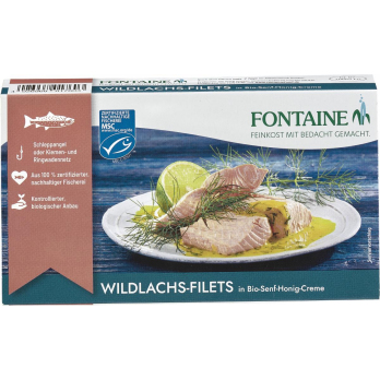 konv. Wildlachs-Filet Senf-Honig-Creme
