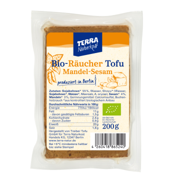 Räucher-Tofu Mandel-Sesam