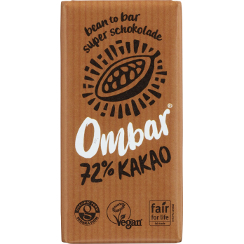 Roh-Schokolade Dunkel 72%