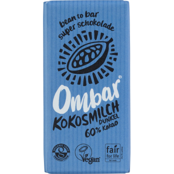 Roh-Schokolade Kokosnuss