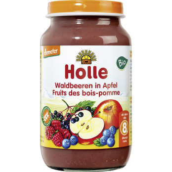 Waldbeeren in Apfel