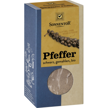 Pfeffer, schwarz, gemahlen